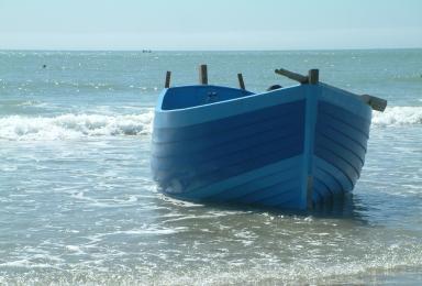 Le flobart, un bateau d'échouage utilisé pour la pêche sur la côte d'Opale