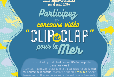 Affiche du concours Clip et clap pour la mer 2024
